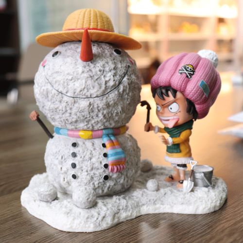 海賊王路飛雪人可動索隆艾斯女帝娜美手辦模型玩偶擺件生日禮物